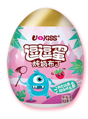 优可思布丁逗逗蛋内含玩具