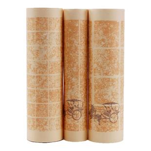 复古车马拓片微喷长卷书法专用纸方格竖格半生熟小楷写卷毛边纸楷书行草瘦金体练习作品创作卷筒加厚书画纸