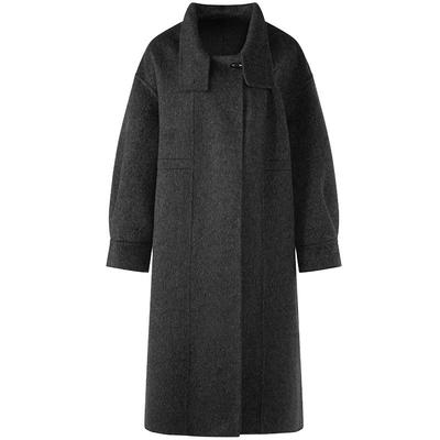 全羊毛LAGOGO翻领温暖双面呢外套