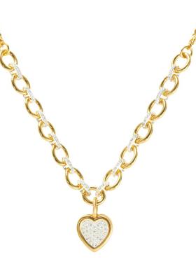 EVESENSE高级重工超闪满钻项链