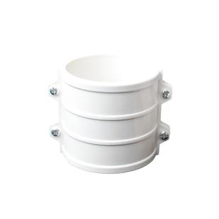 PVC抱箍式直接快速直接头110补漏片哈夫节50排水管75配件160神器