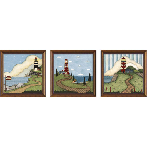 卡通动漫客厅有框画现代美式挂画儿童房装饰画风景餐厅背景墙壁画