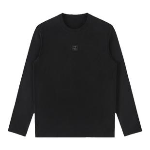 MrBu布先生重磅长袖T恤男logo印花秋冬简约内搭打底衫KT01765断码