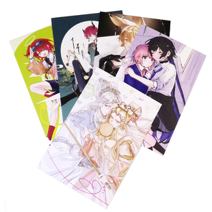 纸言片语 明信片定制特种纸定做珠光烫金满天星覆膜打印明星动漫