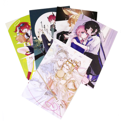 纸言片语特种纸覆膜明信片定制