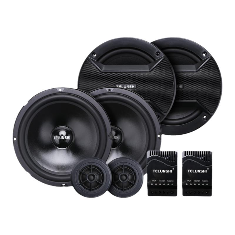 汽车音响6.5寸喇叭高中低音车载扬声器前门后门升级套装无损改装