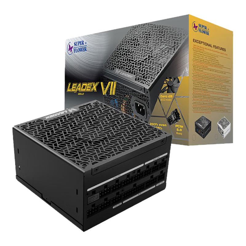 振华电源卓凌LEADEX III750W 850W 1000W 1300W ATX3.1金牌全模组