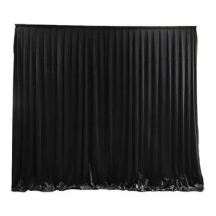 舞台演出幕布金丝绒背景布幔婚礼现场布置红中式纱幔会议年会布幕