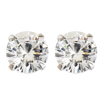 睡觉免摘钻石纯银防堵养耳洞