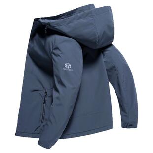 雪中飞夹克男2026春季新款连帽可脱卸春秋装上衣休闲百搭短款外套