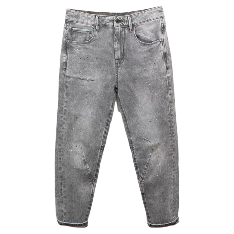 ABLEJEANS弹力小脚锥形牛仔裤