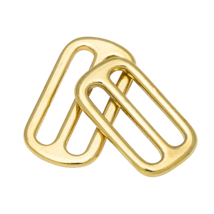 纯黄铜手工皮具箱包配件 纯铜无缝日字扣 肩带调节扣 铜日字环