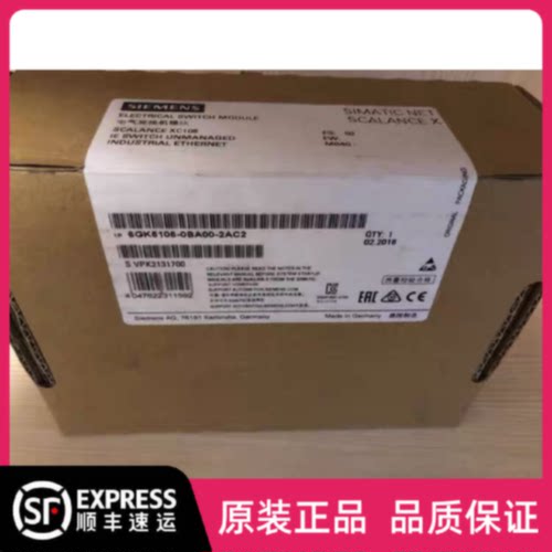 议价6GK5 108-0BA00-2AC2西门子全新交换机XC108 6GK5108-0BA00-2