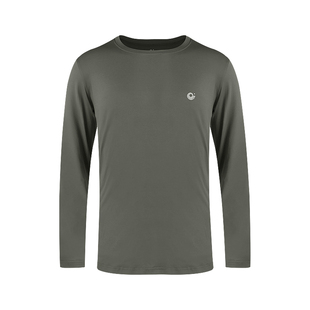 Nikko日高2026春季速干衣男款运动跑步长袖T恤纯色秋季内搭打底衫