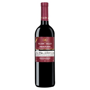 格鲁吉亚红酒TELIANI VALLEY金兹玛拉乌里半甜红葡萄酒原瓶进口
