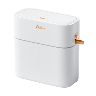 卫生间垃圾桶壁挂式家用2025新款厕所窄缝专用带盖大容量马桶纸桶