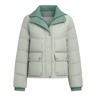 鸭鸭女士短款羽绒服2022年冬季新款时尚小个子休闲品牌洋气外套MY