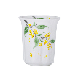 手绘冰种玉瓷主人杯陶瓷品茗杯家用羊脂玉白瓷单杯茶杯喝茶具杯子