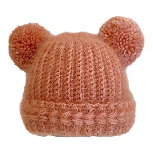 秀丝雅diy亮丝纱线锦柔线翻边麦穗帽子中粗手工棒针线钩针材料包