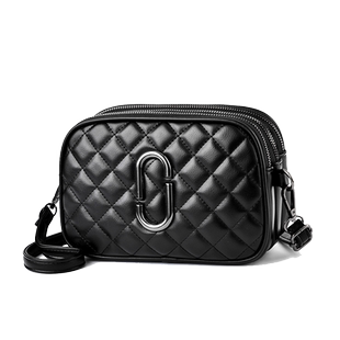 质感三层百搭休闲小包包女2026新款潮时尚软皮菱格单肩斜挎相机包