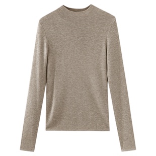 水云间咖色羊毛针织衫连衣裙两件套女a字长裙子内搭毛衣套装2025