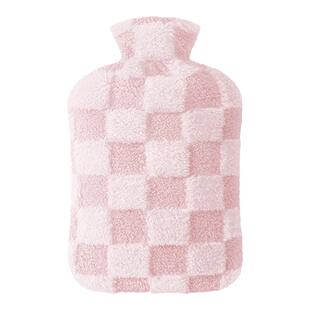 热水袋保护套子毛绒套单卖大号外套注水小号仿兔绒暖水袋防爆布套