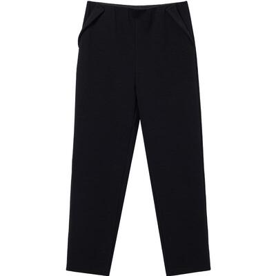 BLUE ERDOS 春季新品时尚简约黑色百搭显瘦锥形裤B256F4004