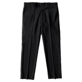 KIESSU定制修身正装礼服男西裤订做绅士塔士多黑手工西裤侧镶贡缎