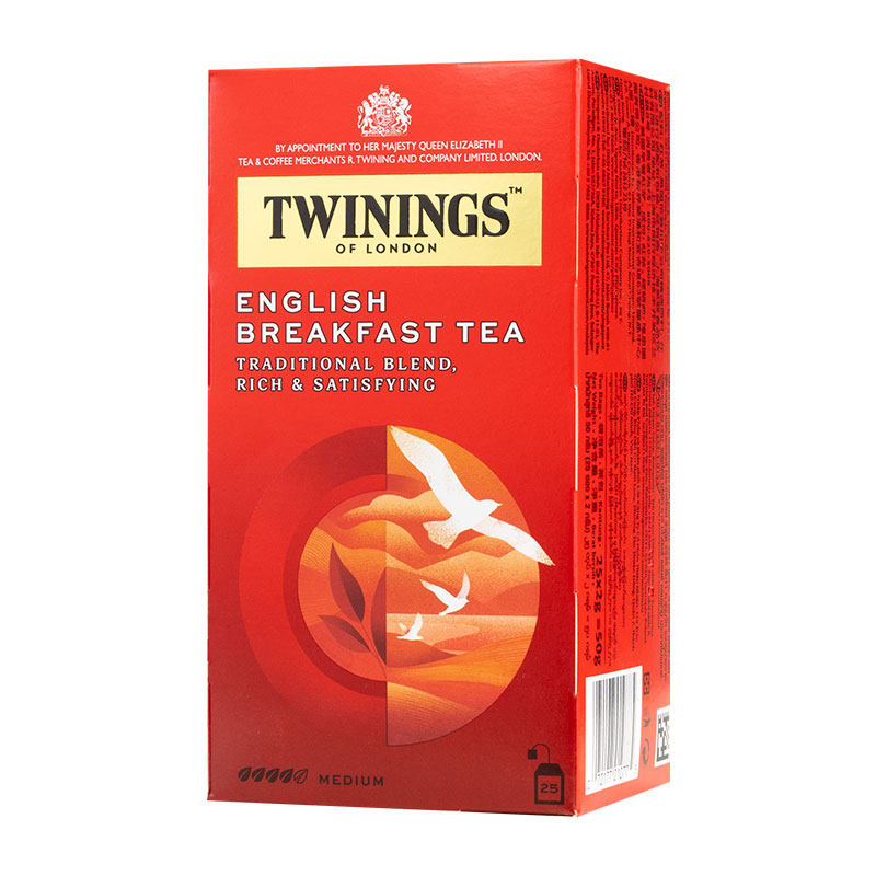 twinings英式早餐红茶袋泡茶茶包