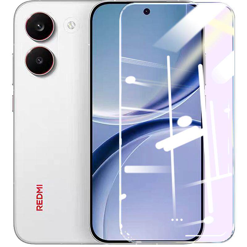 适用红米K80pro钢化膜小米Turbo4保护redmik90promax护眼抗蓝光note15r全屏覆盖k60高清11