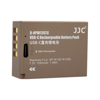 JJC适用富士W126STypeC直充电池
