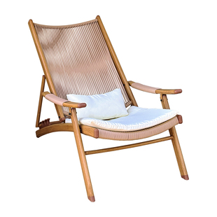 户外阳台躺椅折叠椅家用花园椅休闲椅懒人庭院露台藤遍桌椅组合