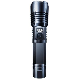 奥克斯手电筒外卖专用骑手装备变焦强光充电便携超长续航远射新款