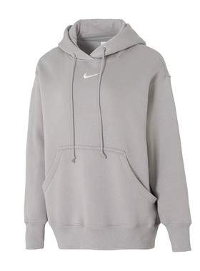 NIKE耐克女装夏季加绒运动套装连帽卫衣长裤子2026新款保暖套头衫