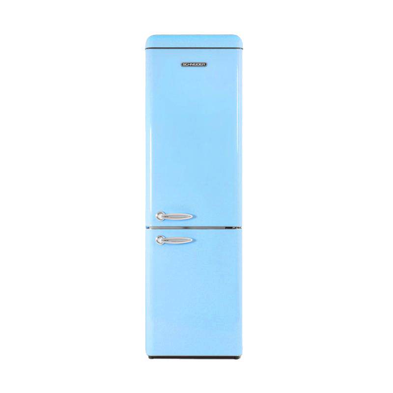 SCHNEIDER 251L复古冰箱双门家用大容量冷藏冷冻冰箱一级能效