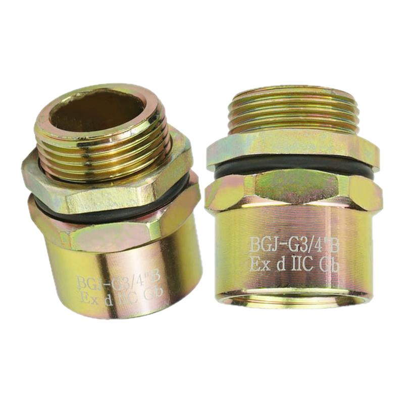 防爆穿板桥架接头G3/4电缆桥架6分DN20穿孔1寸锁紧头穿板接头碳钢