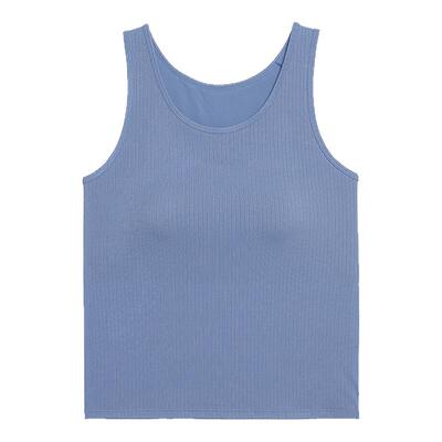 爱慕舒悦2026春夏易搭打底女士宽肩带带胸垫背心上衣AM72B511