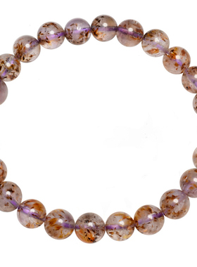 天然极光水晶三圈手链冰种手串女