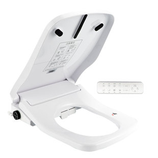 汤川秀树方形智能马桶盖即热式加热烘干全自动坐便盖板清洗遥控款