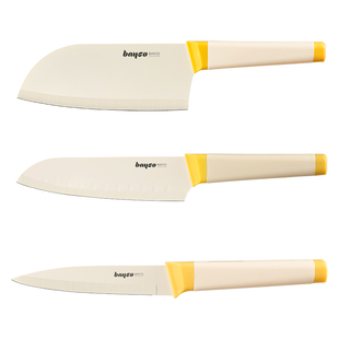 拜格婴儿辅食刀具套装厨房家用切菜刀菜板二合一儿童专用工具组合