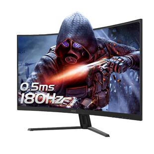 AOC 32英寸2K180HZ电竞曲面1500R电脑显示器CQ32G4E台式144屏幕27