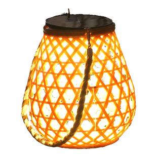 太阳能庭院灯桌面中式阳台露营落地手提户外花园氛围灯笼挂树灯