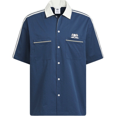 adidas阿迪达斯三叶草男子U BOWLING TEE运动休闲短袖衬衫KG6689