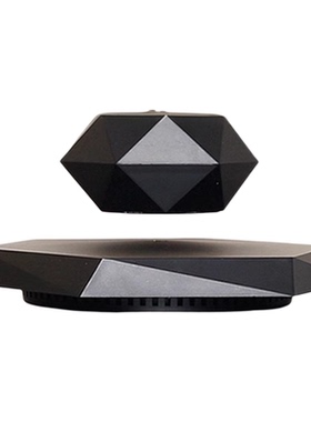 衡艺木质底座磁悬浮盆栽摆件