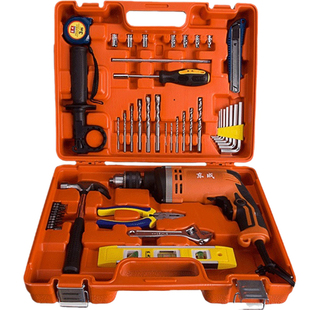 东成冲击电钻电动工具旗舰店DZJ710-16T多功能家用手钻工具套装