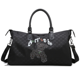 旅行包女短途收纳行李袋男手提包学生大容量轻便出行包时尚健身包