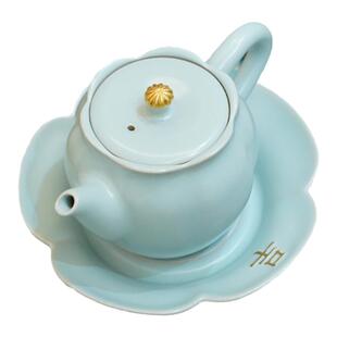 台湾陆宝陶瓷整套茶具6人家用商务送礼成套功夫茶具高档装吉相伴