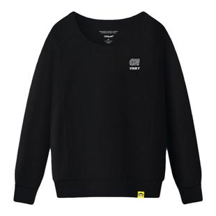 Ohlyah美式复古纯棉插肩1987印花卫衣女秋款卫衣定制工作服logo