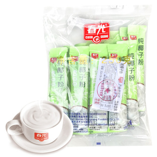 春光纯椰子粉袋散装海南特产无添加独立小包装椰汁粉椰浆冲饮包邮