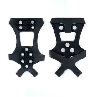 户外冰爪防滑鞋套10齿雪乡雪地男女老人通用冰面轻便硅胶雪抓鞋钉